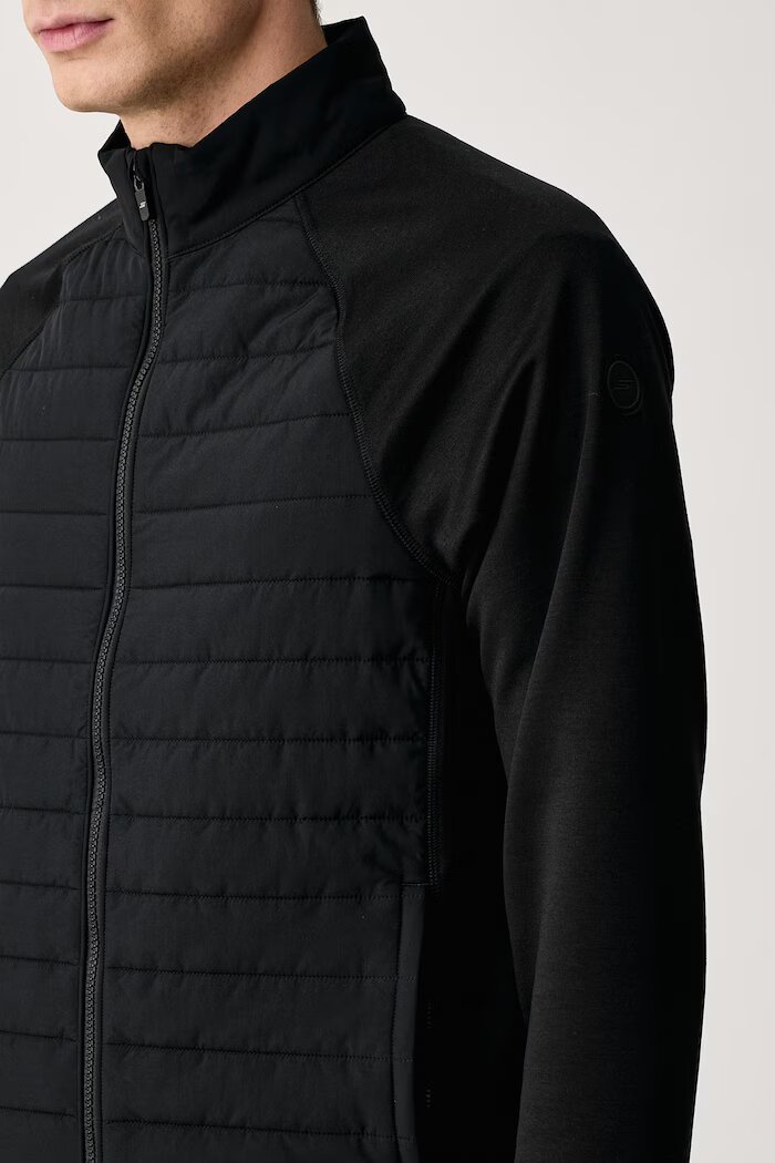 Skechers преходно яке мъжко HOODLESS HOODIE HYBRID JACKET черно JA141