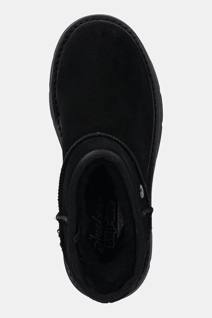 Skechers Велурени апрески KEEPSAKES COZY - COZY MINI в черно 167848