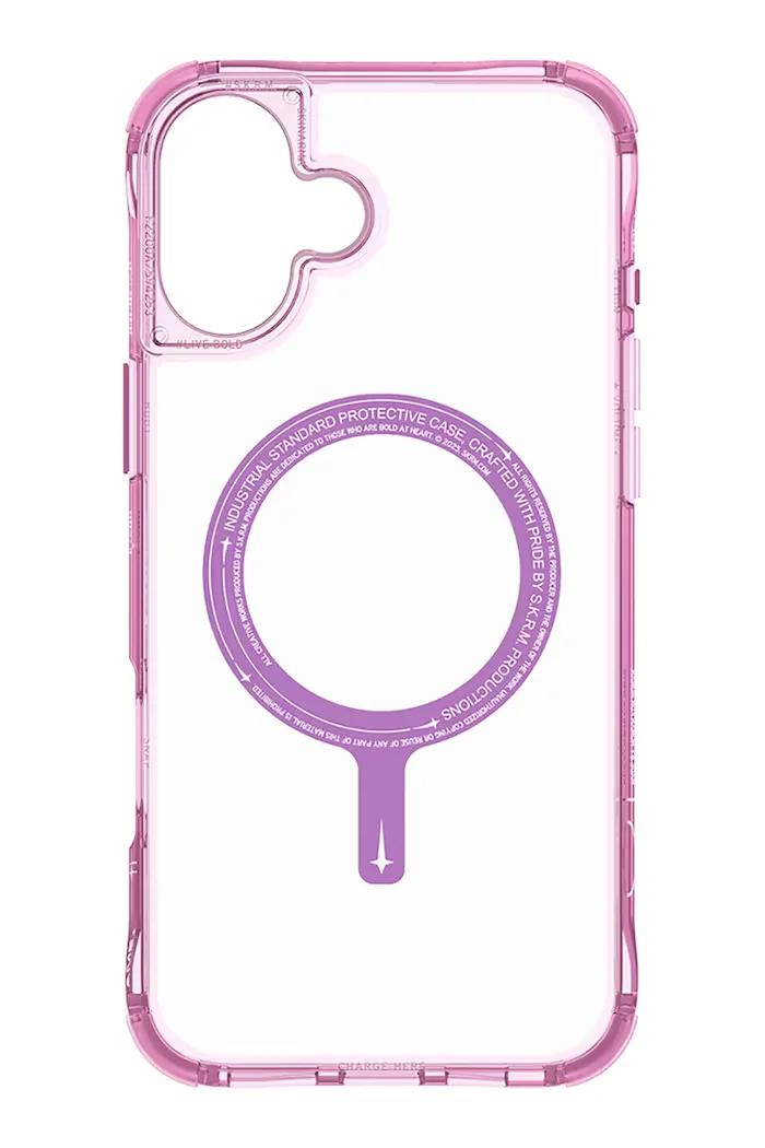 skinarma Калъф за телефон с вграден магнитен пръстен iPhone 16 в розово SK-2024IP61-SDOMS-PNK