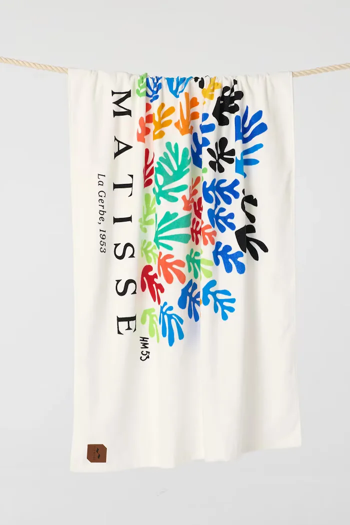 slowtide Памучна плажна кърпа x Henri Matisse 100 x 150 cm