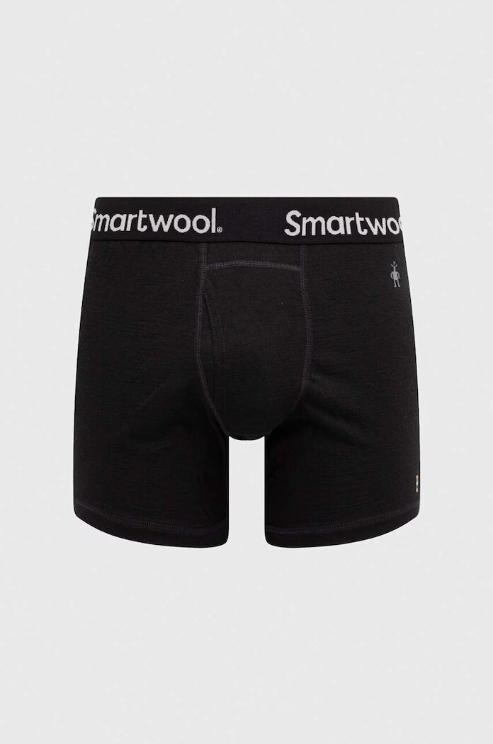 Smartwool функционални боксерки мъжки с мериносова вълна черни 16998