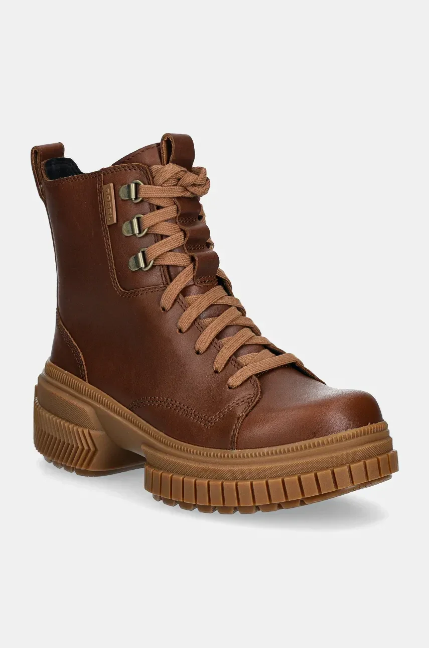Sorel Кожени кубинки ONA AVE BOOT LACE WP