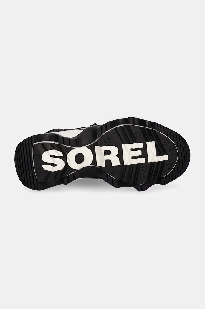 Sorel Обувки KINETIC IMPACT CONQUEST в черно с равна подметка с лека изолация 2088281010