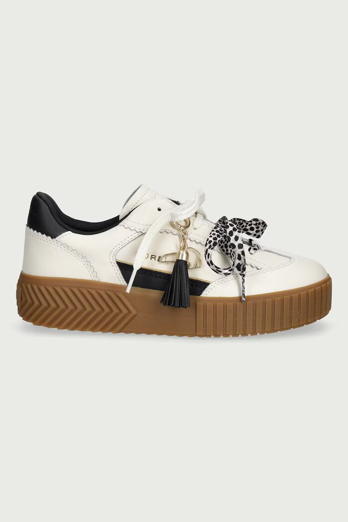 Sorel ONA AVE CHARM маратонки дамски от кожа бежови с платформа 2164711117