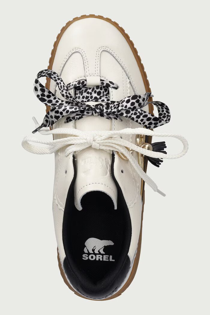 Sorel ONA AVE CHARM маратонки дамски от кожа бежови с платформа 2164711117
