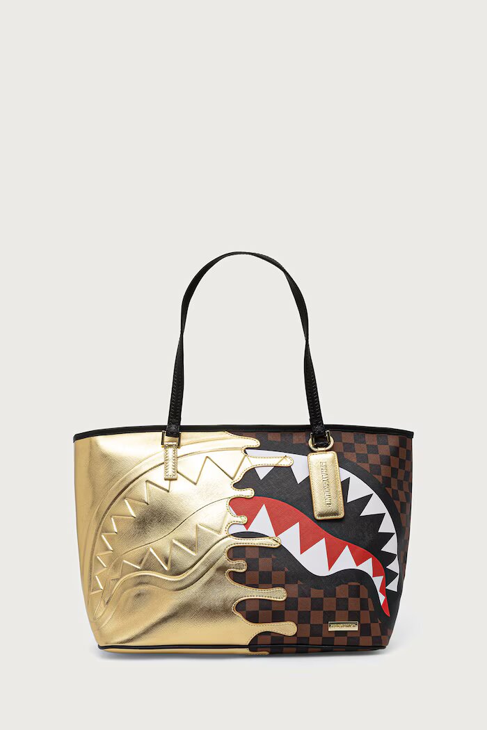 Sprayground чанта tote дамска SHARKS IN PARIS кафява 910T9345NSZ