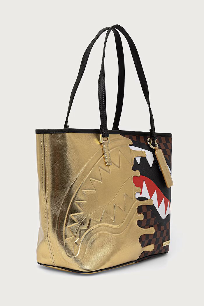 Sprayground чанта tote дамска SHARKS IN PARIS кафява 910T9345NSZ