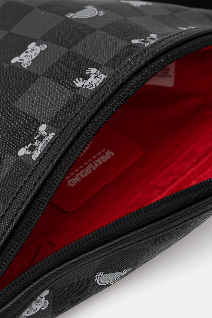 Sprayground чанта за кръста от имитация на кожа черна 910B8912NSZ