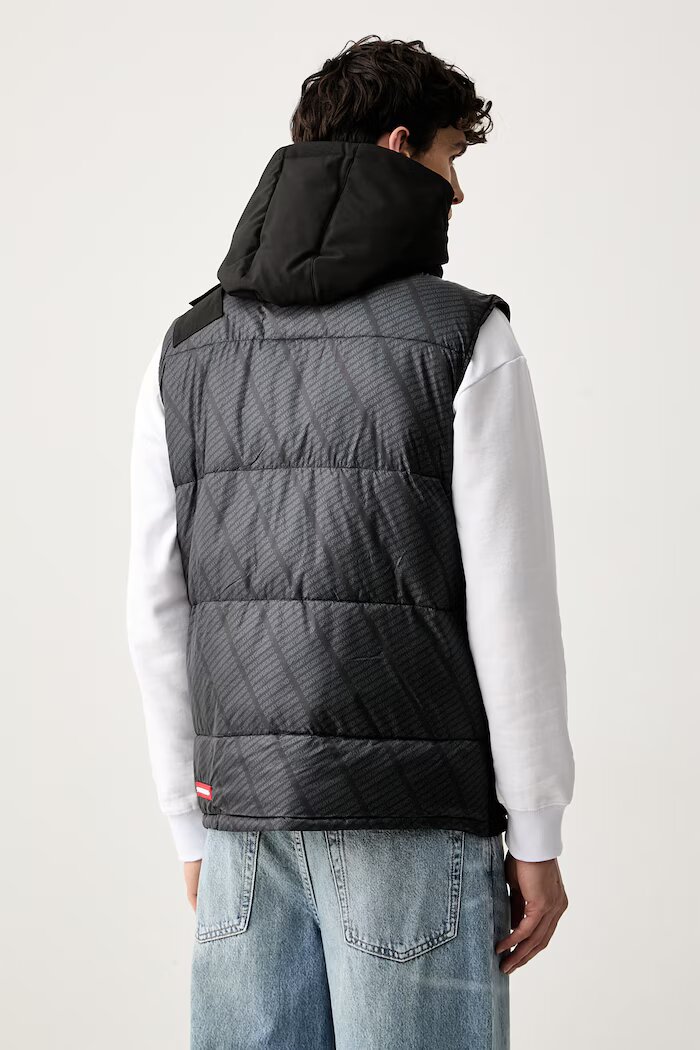 Sprayground елек с качулка мъжки черен 21SFW023D