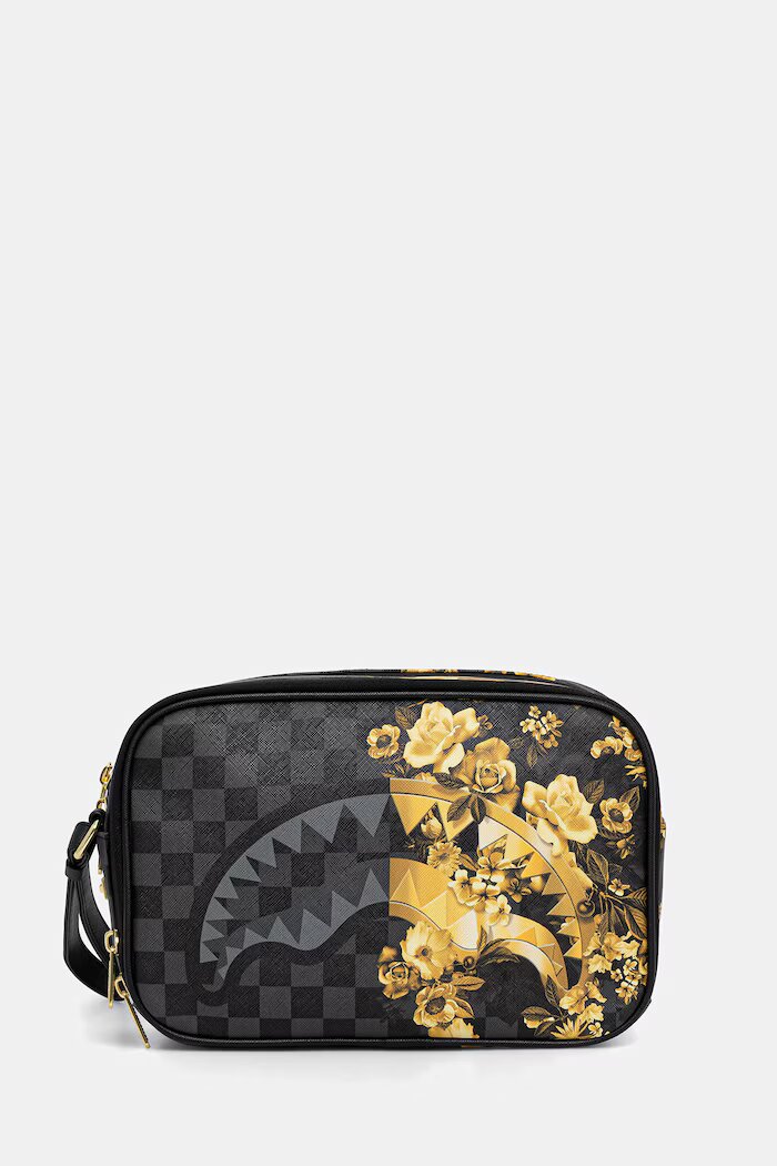 Sprayground козметична чанта от имитация на кожа сива 910B9005NSZ