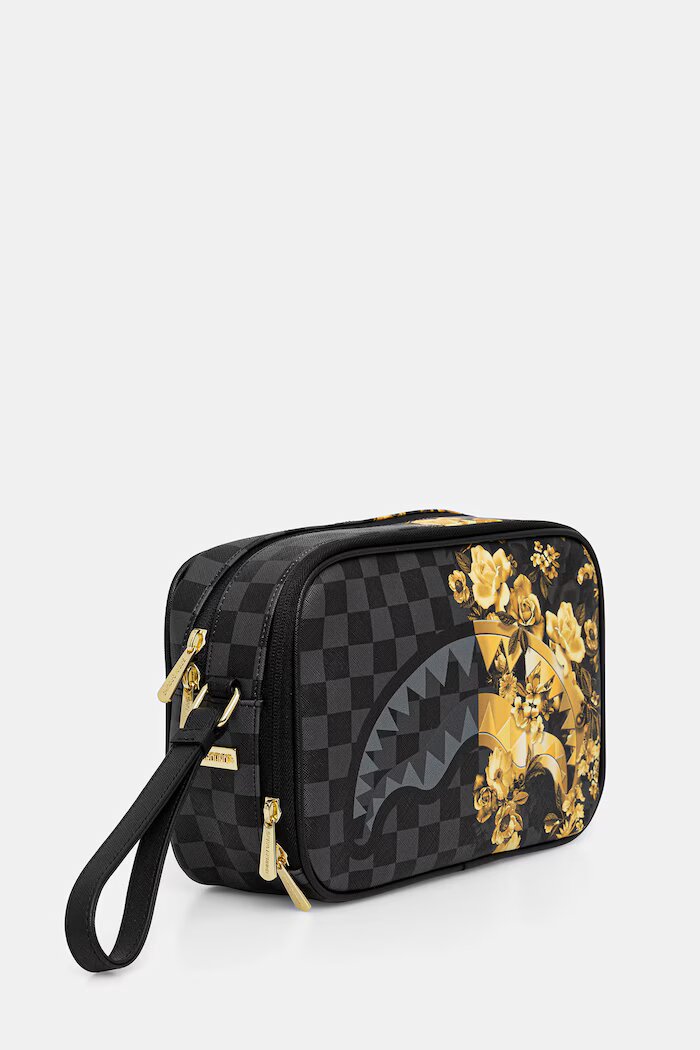 Sprayground козметична чанта от имитация на кожа сива 910B9005NSZ