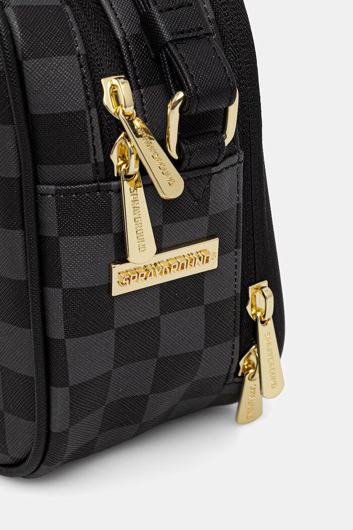 Sprayground козметична чанта от имитация на кожа сива 910B9005NSZ