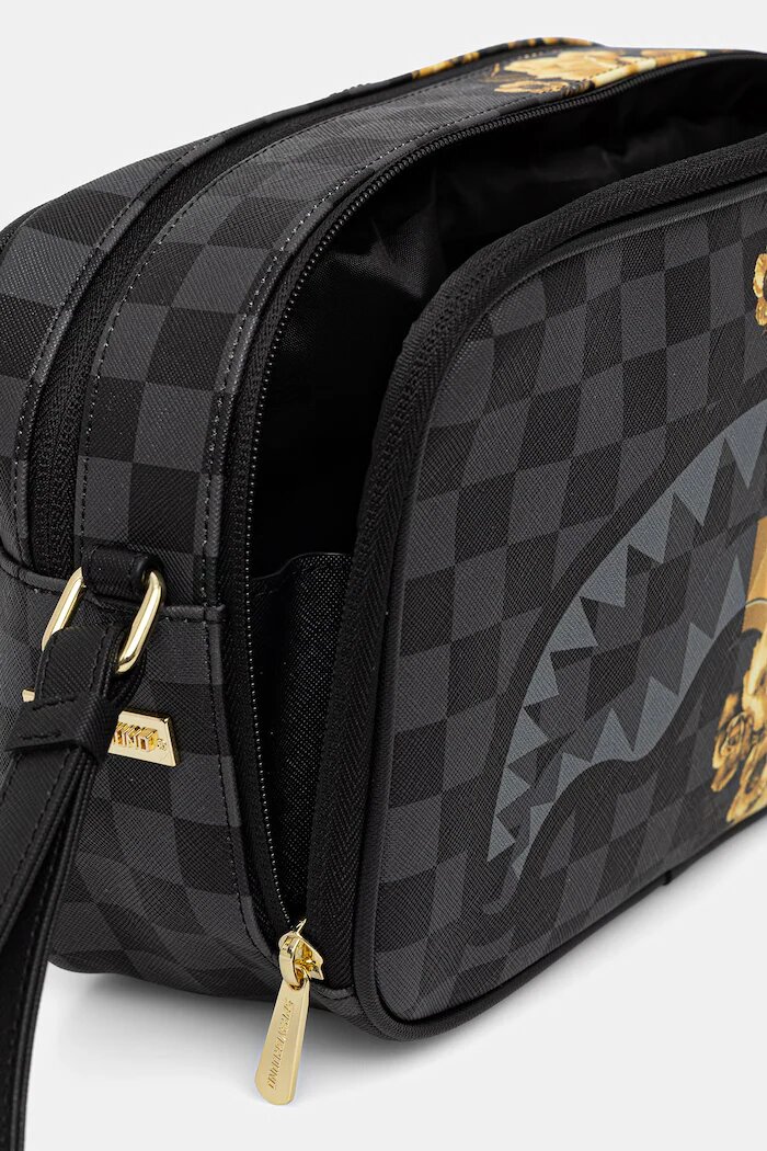 Sprayground козметична чанта от имитация на кожа сива 910B9005NSZ