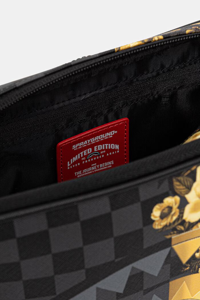 Sprayground козметична чанта от имитация на кожа сива 910B9005NSZ