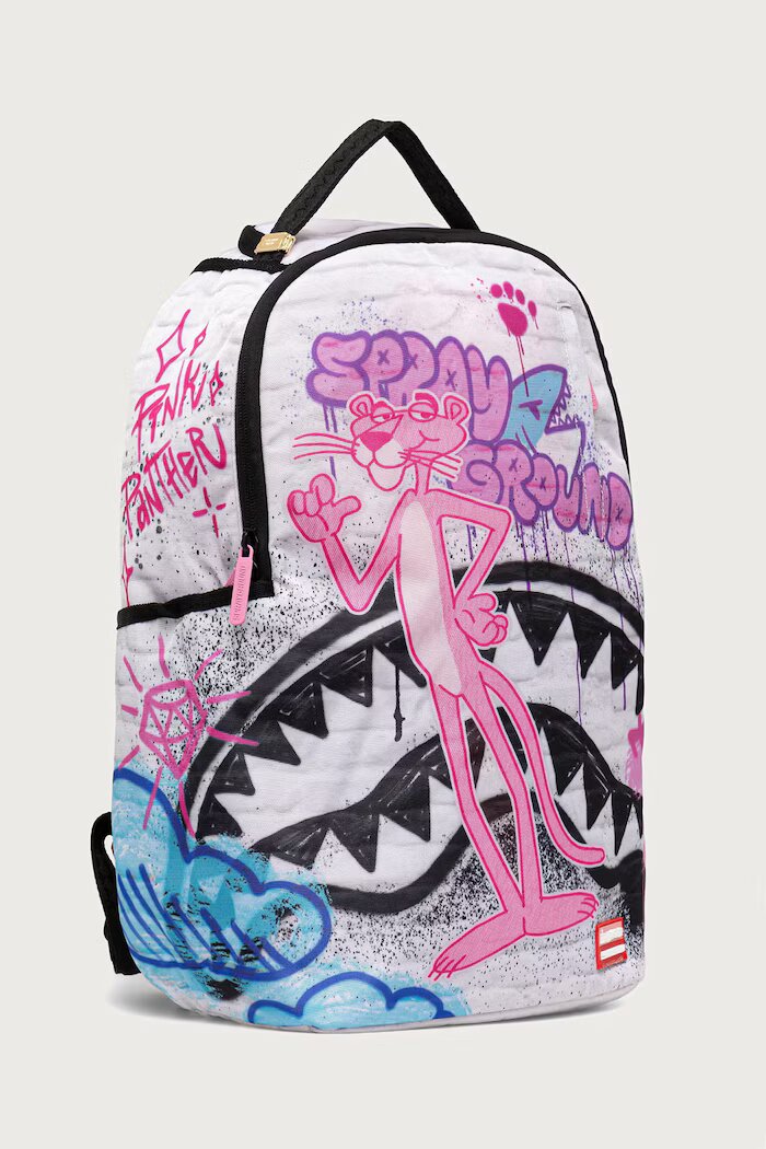 Sprayground раница PINK PANTHER бяла 910B9134NSZ