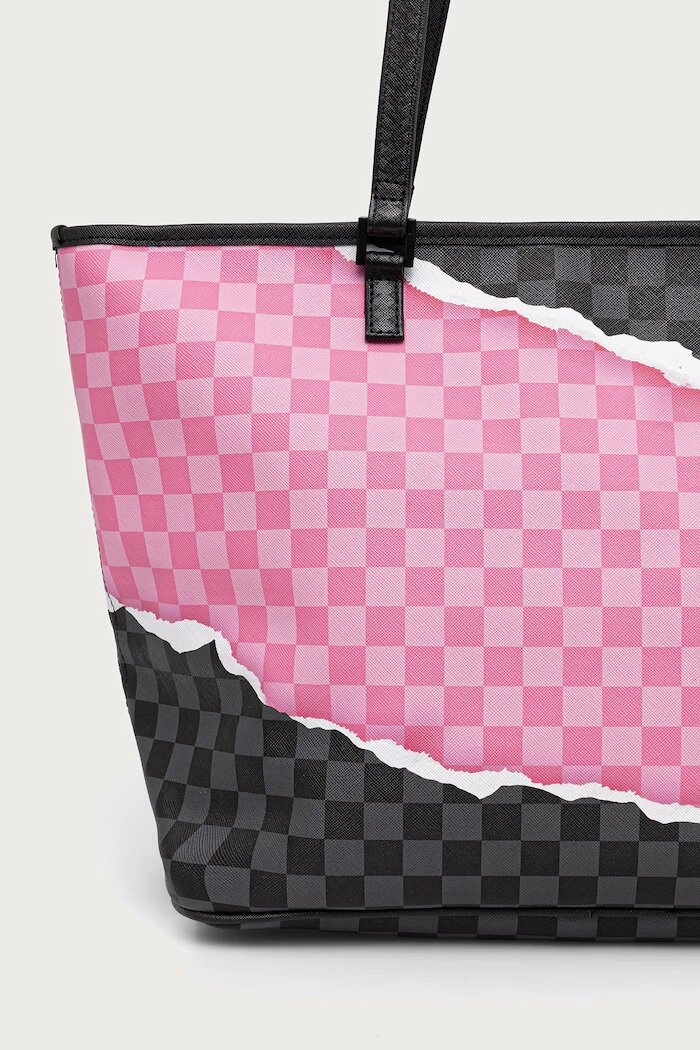 Sprayground шопинг чанта дамска от имитация на кожа PINK PANTHER черна 910T9377NSZ