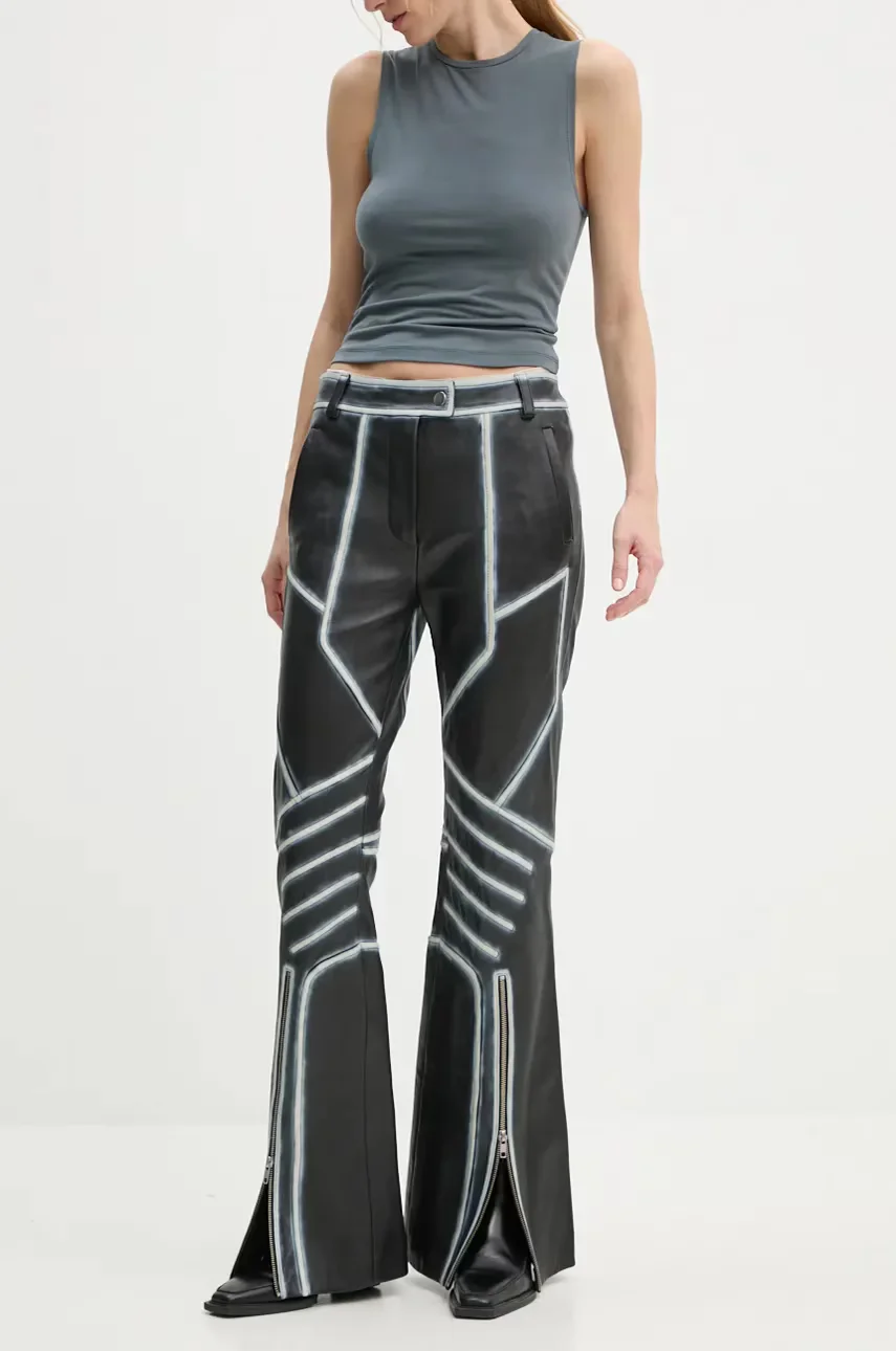 Stand Studio Кожен панталон Moto Trousers Detailed