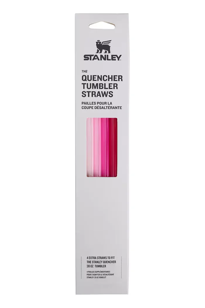 Stanley Комплект сламки The Quencher Straws for 089 L в розово