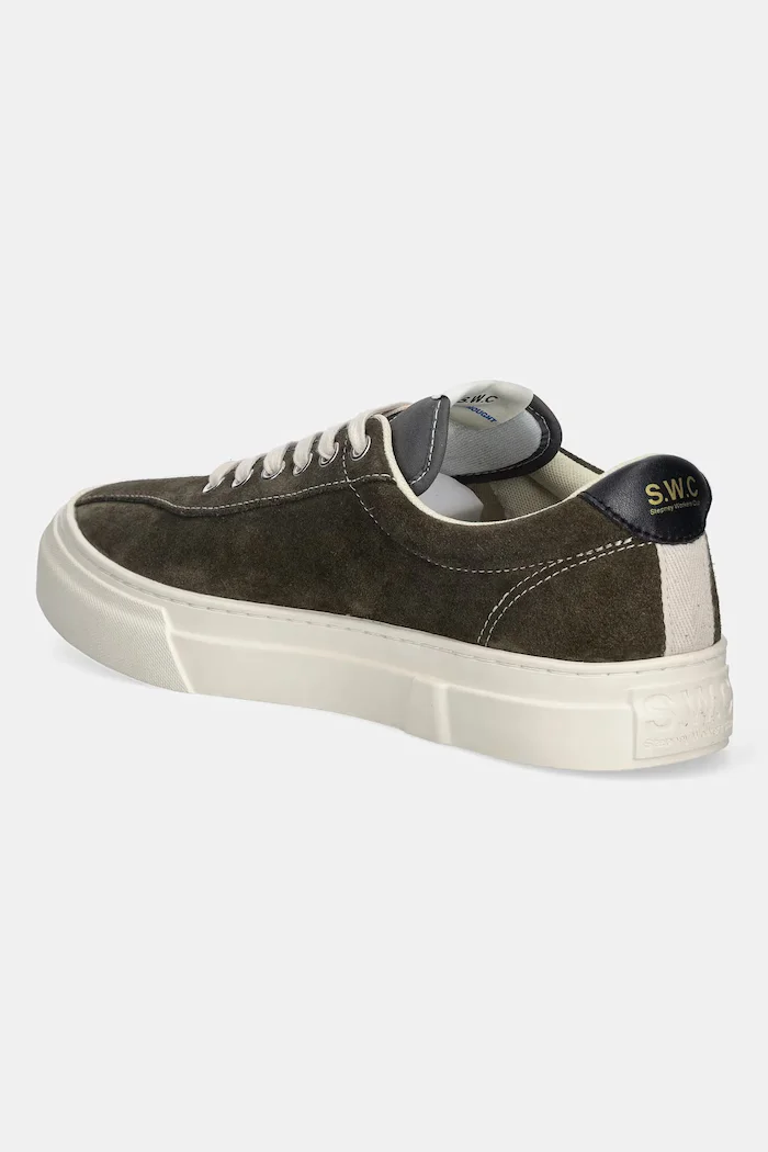 Stepney Workers Club Ниски кецове DELLOW 02 CUP SUEDE в зелено YA21605