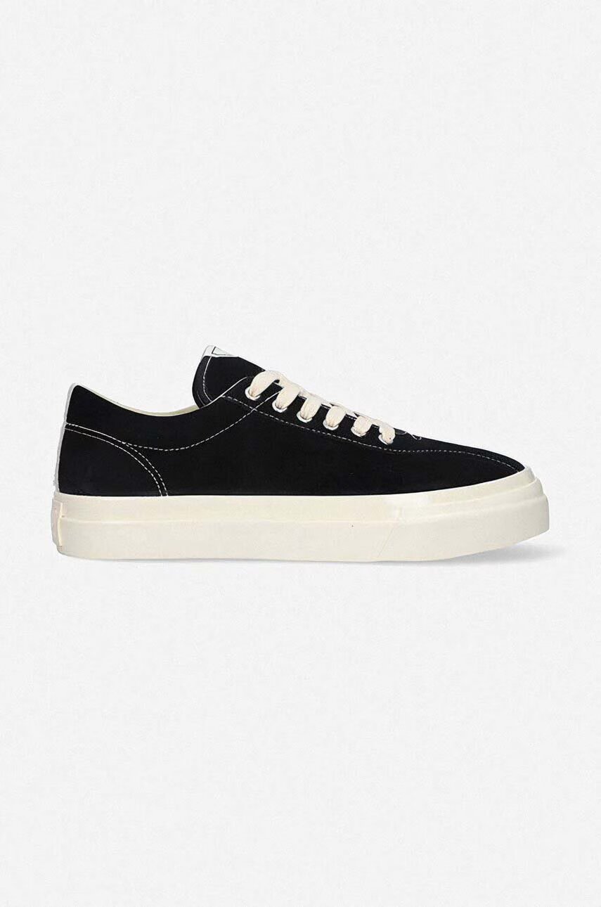 Stepney Workers Club Велурени маратонки S.W.C Dellow Suede YA01135 BLKECRU