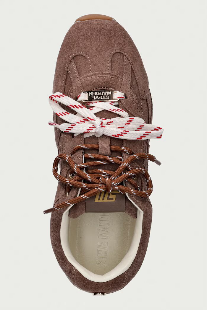 Steve Madden Asiel маратонки дамски от велур бежови 11005159