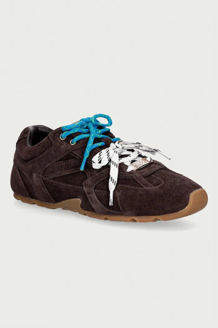 Steve Madden Asiel маратонки дамски от велур кафяви 11005159