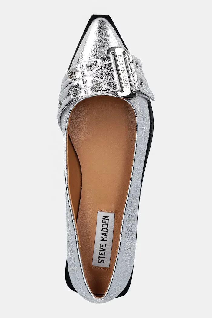 Steve Madden Балеринки Grail в сребристо 11003430