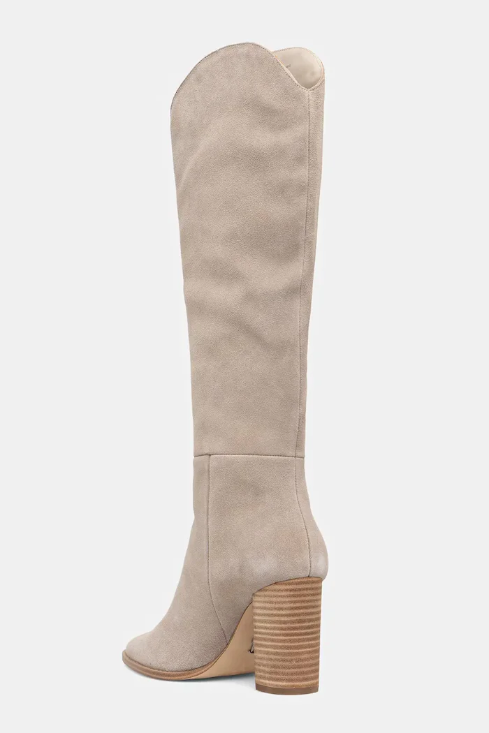 Steve Madden Боти Bixby в бежово с дебел ток 11004834