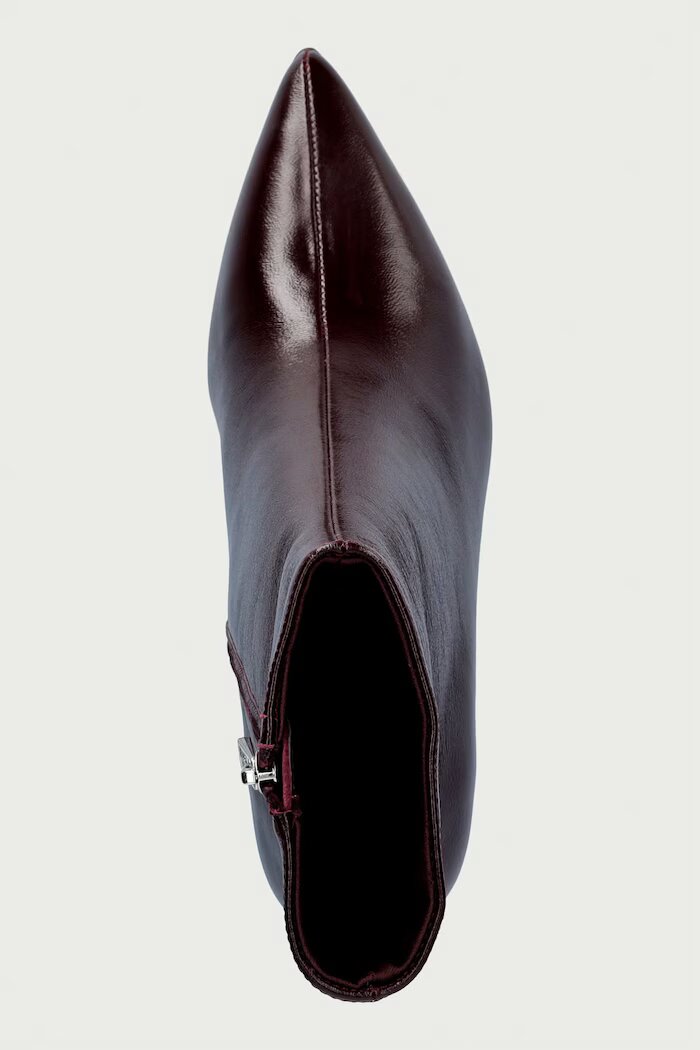 Steve Madden боти дамски от кожа Lulah бордо 11003282
