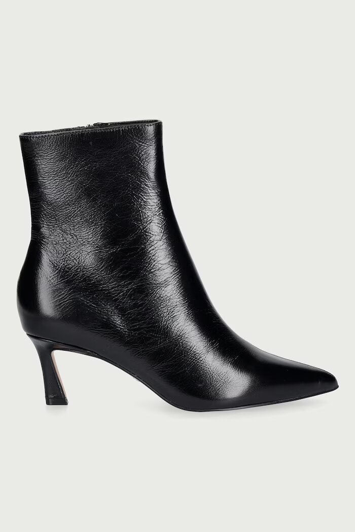Steve Madden боти дамски от кожа Lulah черни 11003282