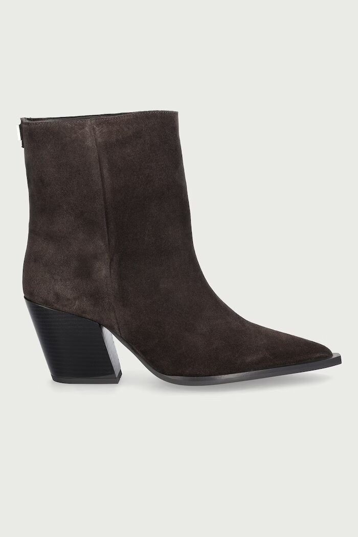 Steve Madden боти дамски от велур Melle кафяви 11005650