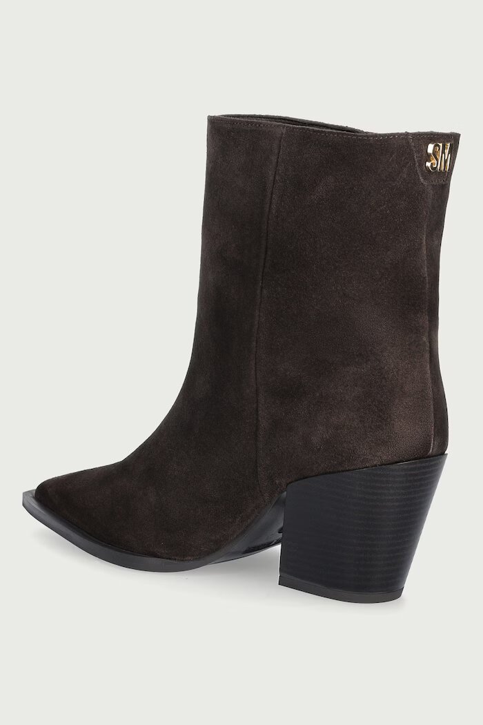 Steve Madden боти дамски от велур Melle кафяви 11005650