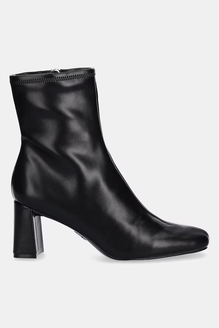 Steve Madden Боти Hurst в черно с дебел ток 11003498