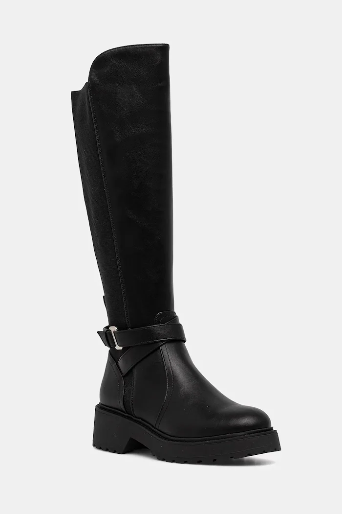 Steve Madden Ботуши Caller в черно с платформа 11004962