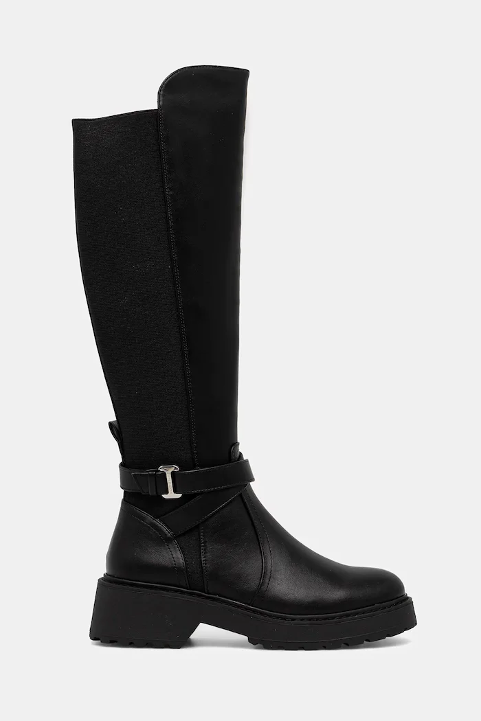 Steve Madden Ботуши Caller в черно с платформа 11004962