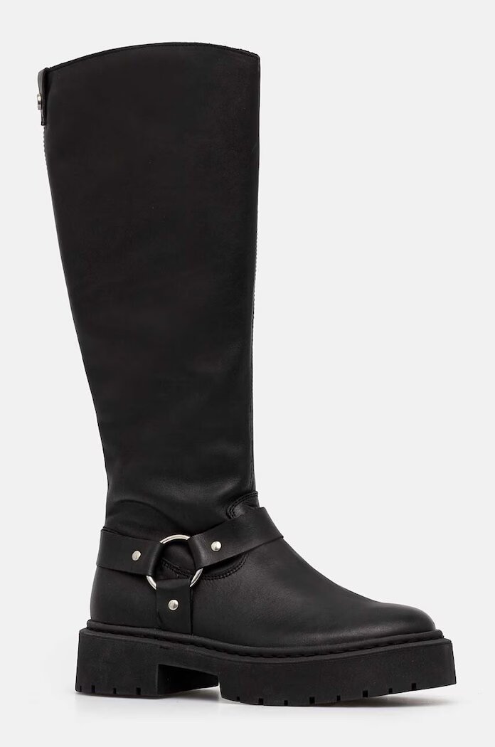 Steve Madden Ботуши Glimmer в черно с равна подметка с лека изолация SM11003331
