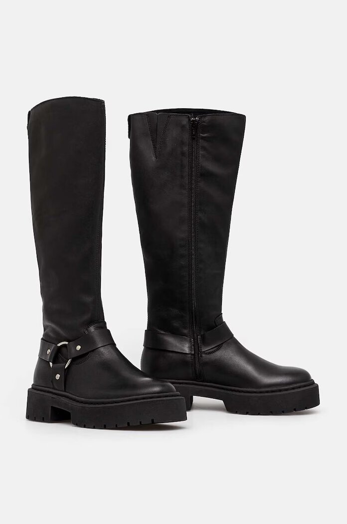 Steve Madden Ботуши Glimmer в черно с равна подметка с лека изолация SM11003331