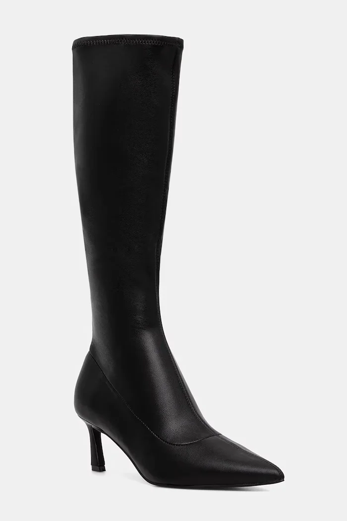 Steve Madden Ботуши Leisured в черно с тънък ток 11003500