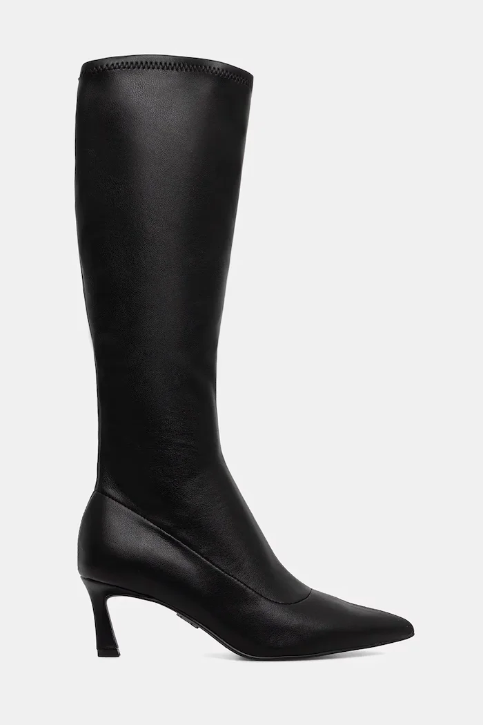 Steve Madden Ботуши Leisured в черно с тънък ток 11003500