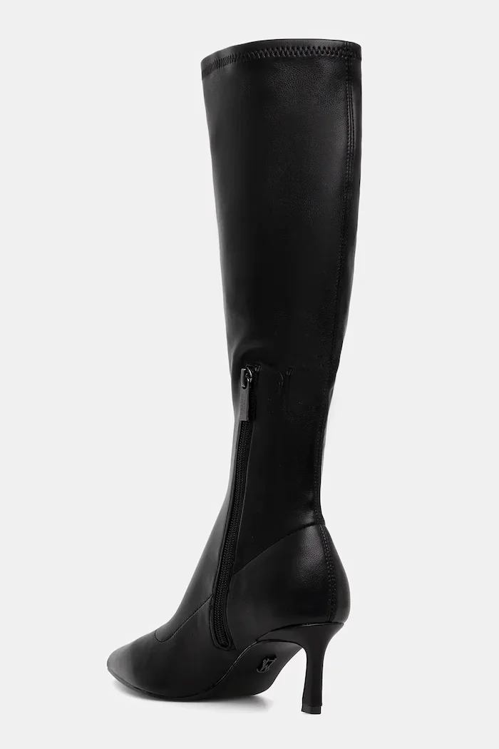 Steve Madden Ботуши Leisured в черно с тънък ток 11003500