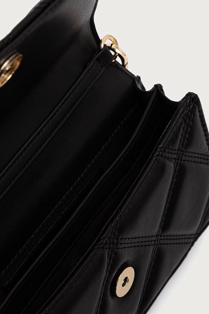 Steve Madden чанта crossbody дамска от имитация на кожа Bjeffa черна SM13001604