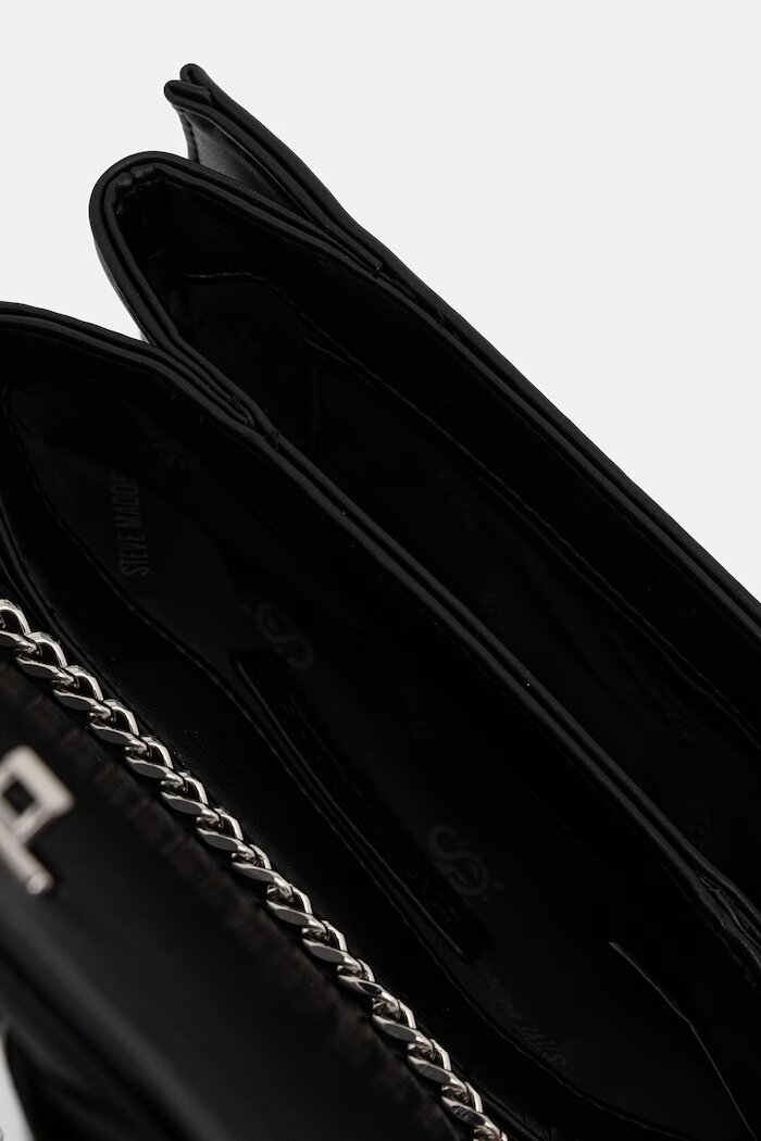 Steve Madden чанта crossbody дамска от имитация на кожа Bsass черна SM13002289