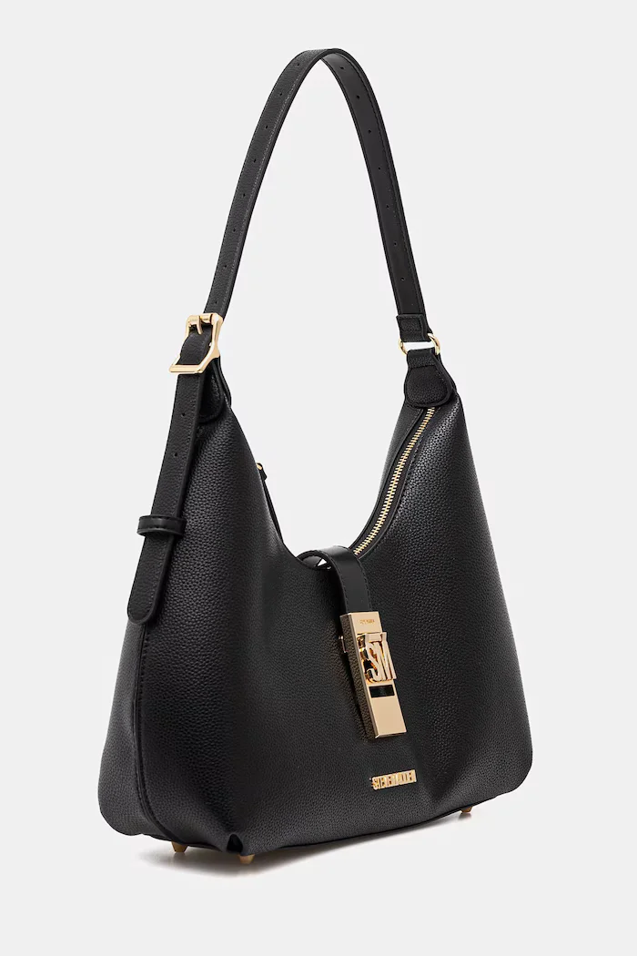 Steve Madden чанта тип хобо дамска от имитация на кожа Bovie черна SM13001510