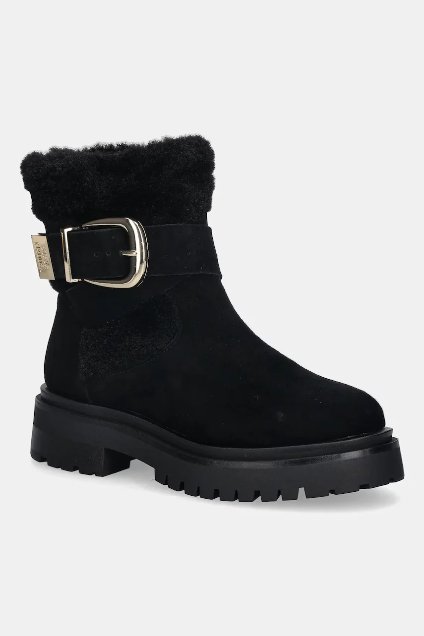 Steve Madden Детски велурени боти Lodge