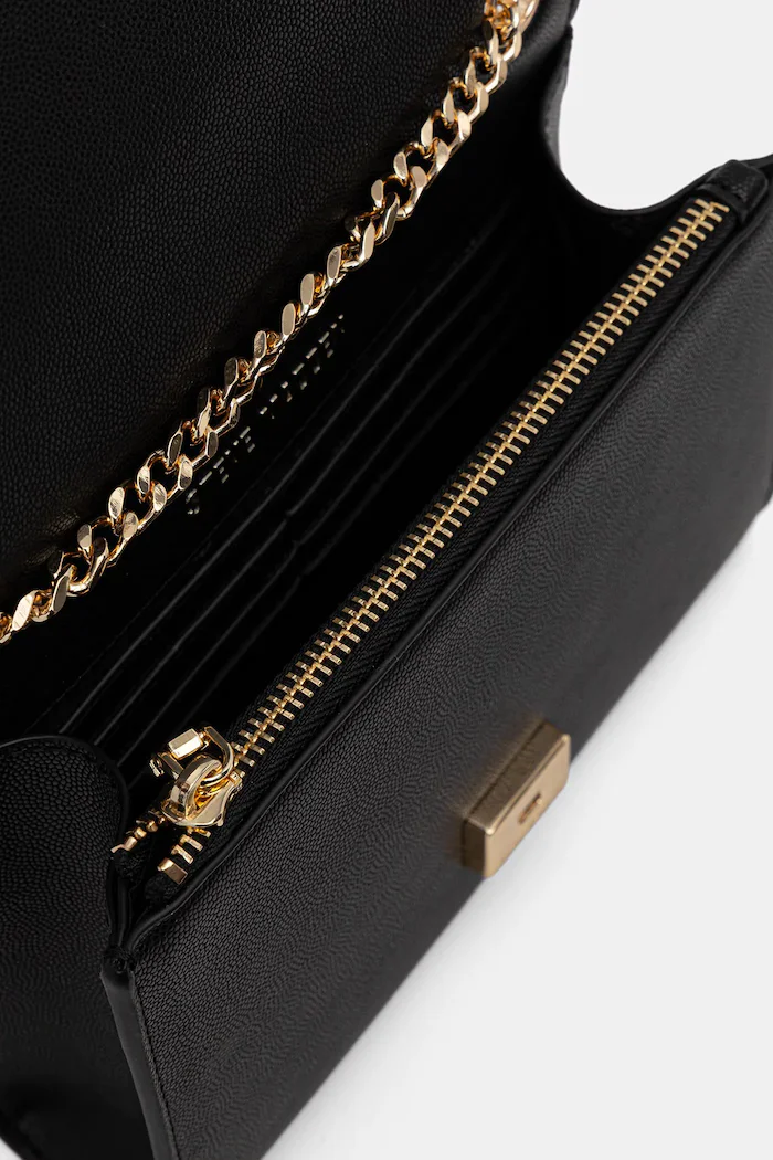 Steve Madden клъч дамски от имитация на кожа Bramone черен SM13001312