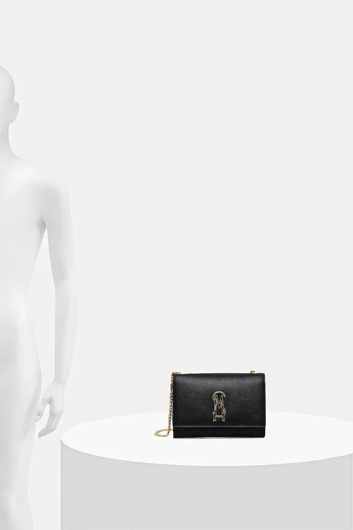 Steve Madden клъч дамски от имитация на кожа Bramone черен SM13001312