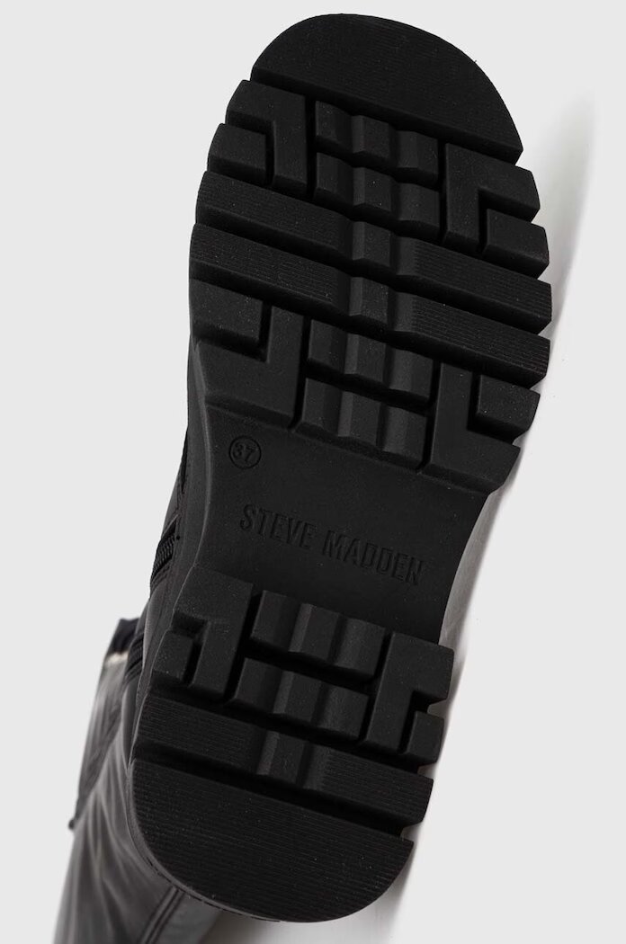 Steve Madden Кожени ботуши Carina в черно с платформа SM11002682