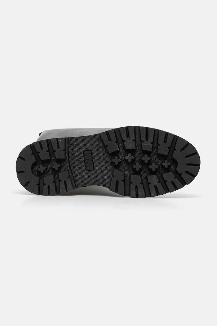 Steve Madden Кожени ботуши Kaja-W в черно с равна подметка 11004946