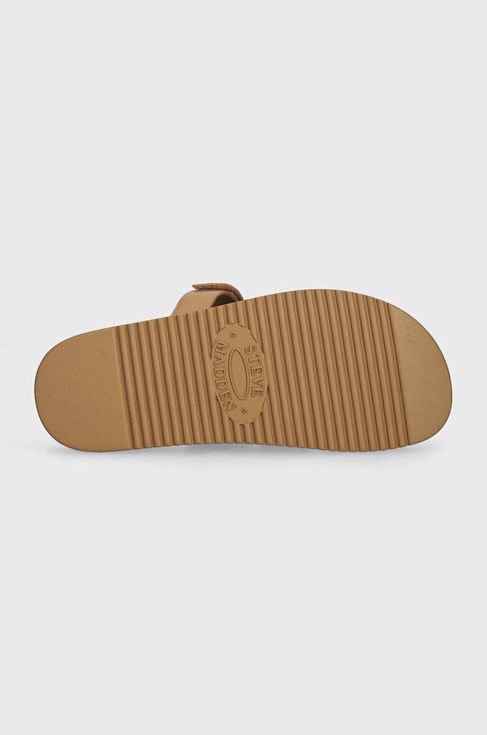 Steve Madden Кожени чехли в кафяво