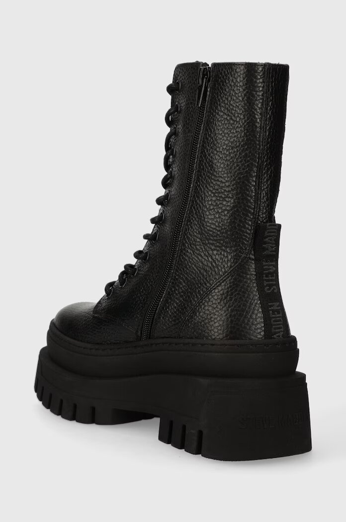 Steve Madden Кожени кубинки Coast в черно с платформа SM11002681